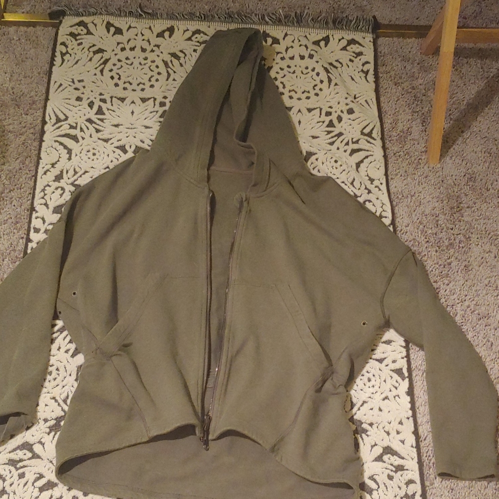 Sage Lululemon Dolman hoodie